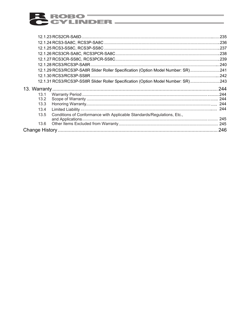 IAI America RCS3PCR-SS8C User Manual | Page 8 / 258