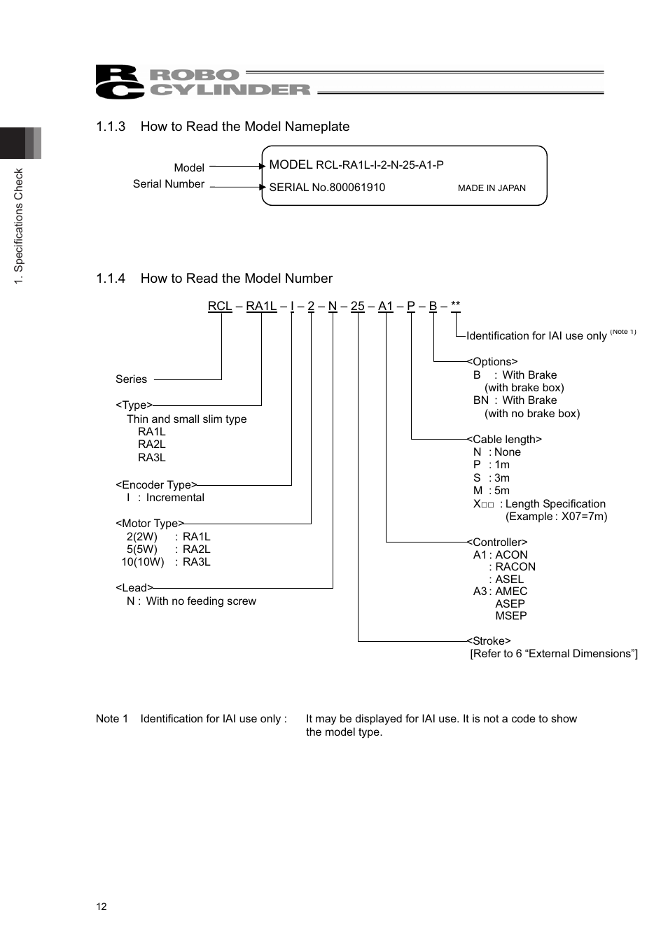 IAI America RCL-RA3L User Manual | Page 18 / 56