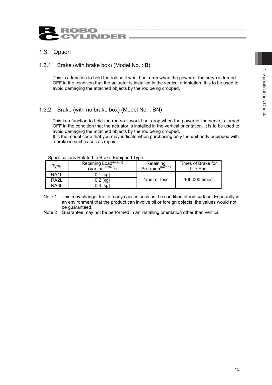 3 option | IAI America RCL-RA3L User Manual | Page 21 / 56