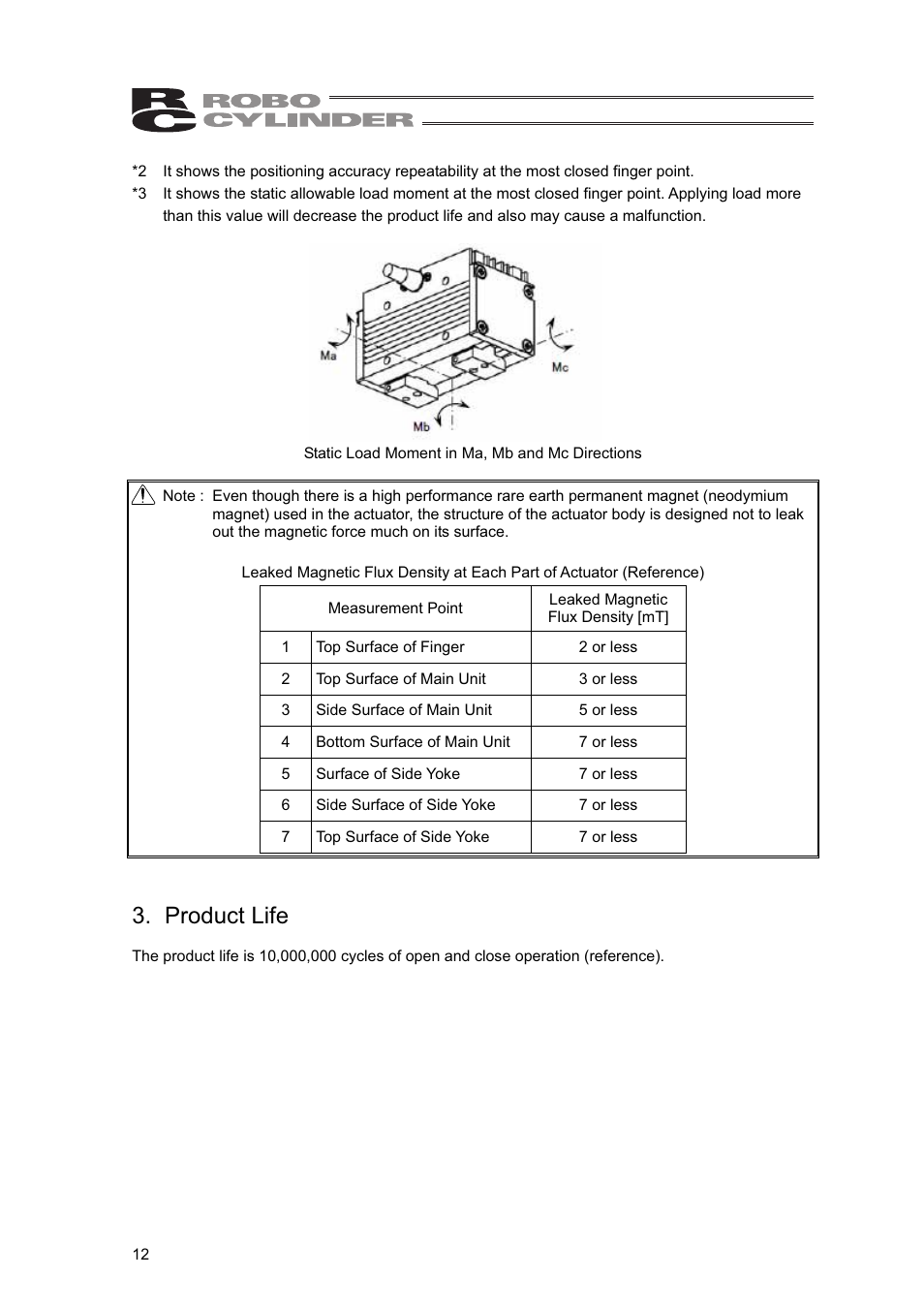 Product life | IAI America RCLE-GR5L User Manual | Page 18 / 46