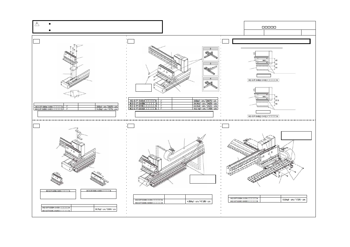 Xy base fixed type: single slider type | IAI America IK Series User Manual | Page 3 / 16