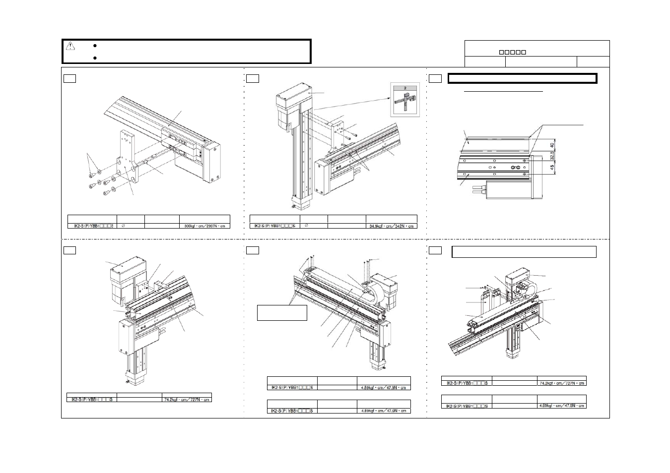 Crossed-type base fixed: single slider type | IAI America IK Series User Manual | Page 9 / 16