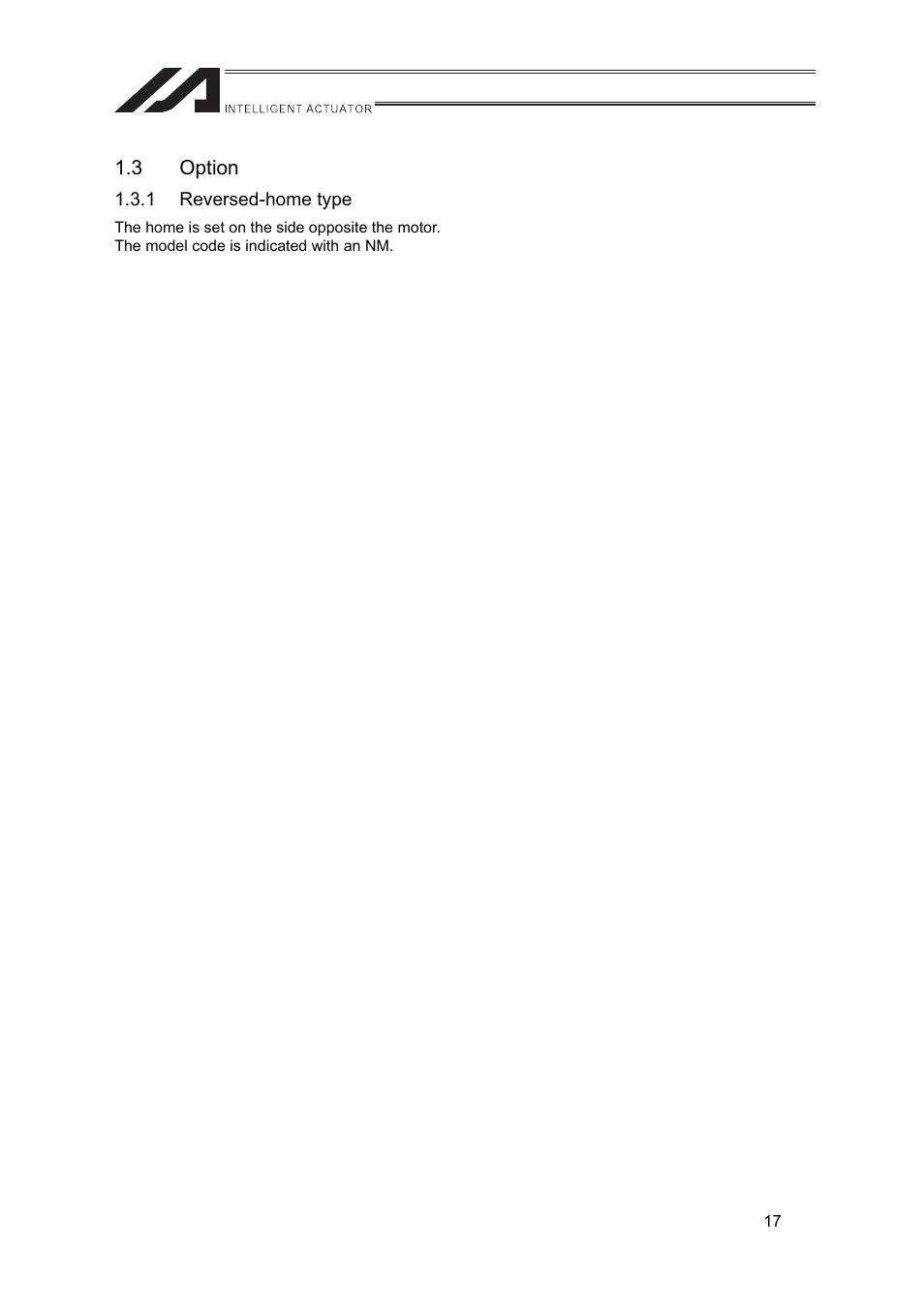 3 option | IAI America FS User Manual | Page 23 / 84