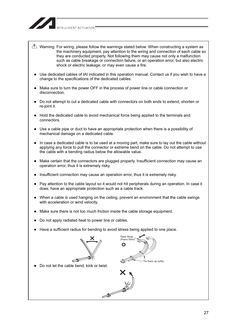 IAI America FS User Manual | Page 33 / 84