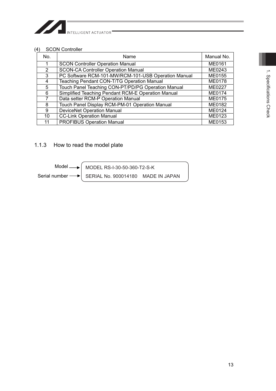 IAI America IF User Manual | Page 19 / 76