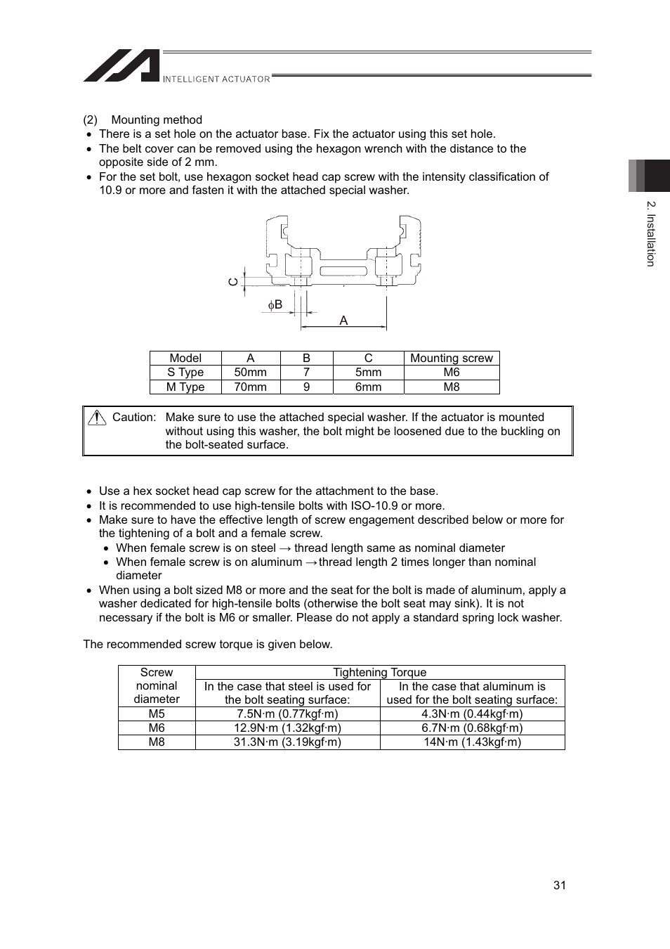 IAI America IF User Manual | Page 37 / 76