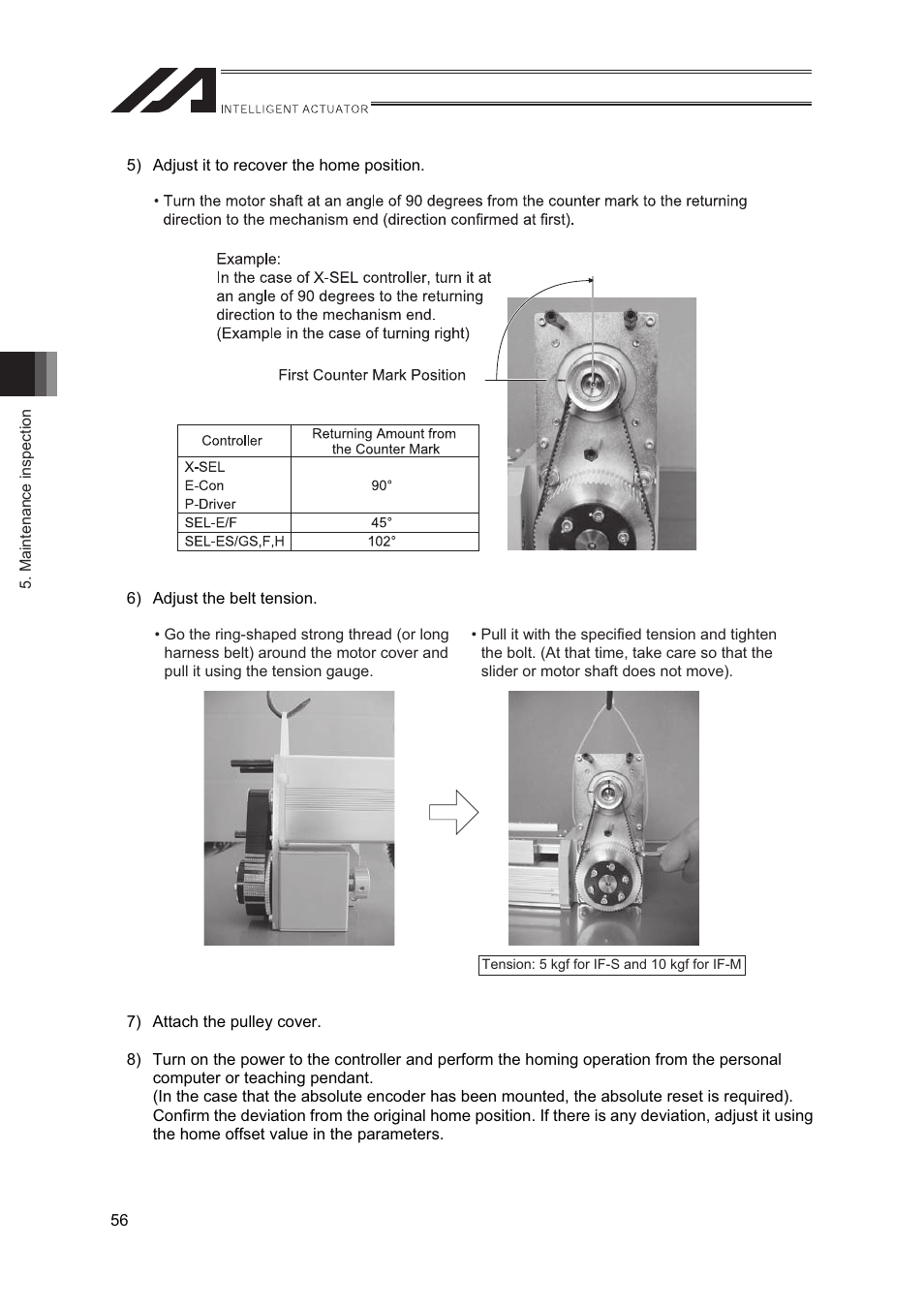 IAI America IF User Manual | Page 62 / 76