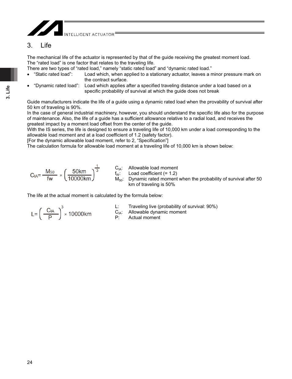 Life | IAI America SSPA User Manual | Page 32 / 114