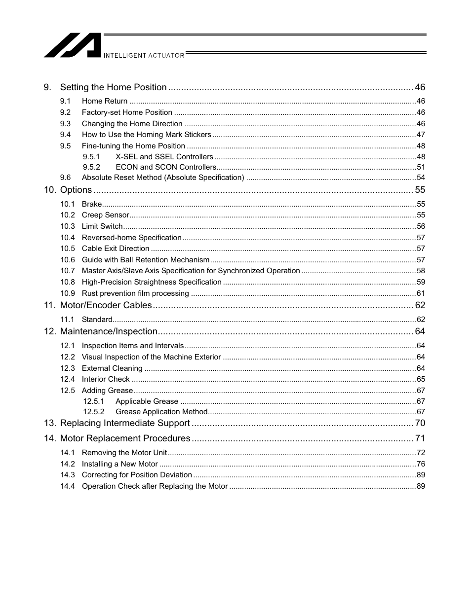 IAI America SSPA User Manual | Page 6 / 114