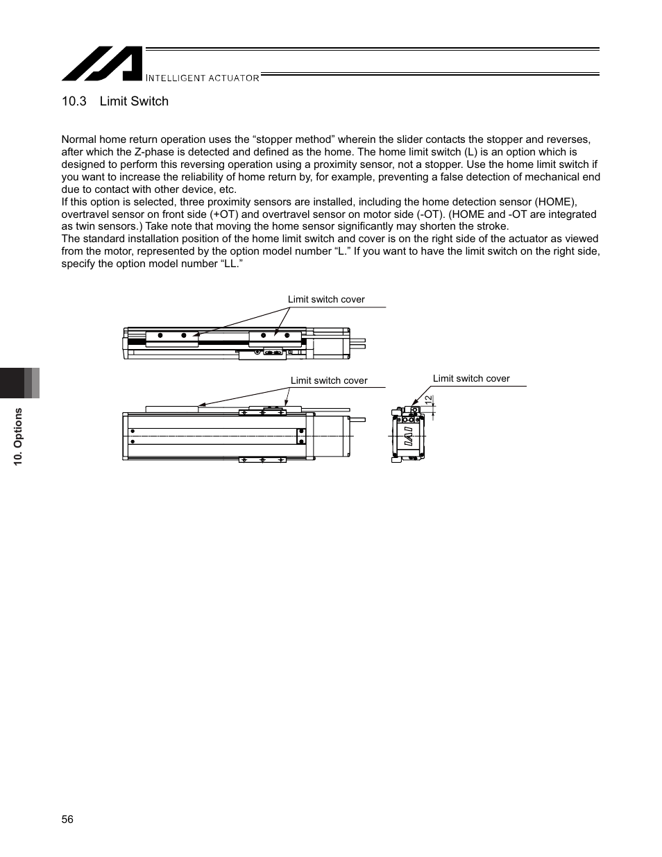 3 limit switch | IAI America SSPA User Manual | Page 64 / 114