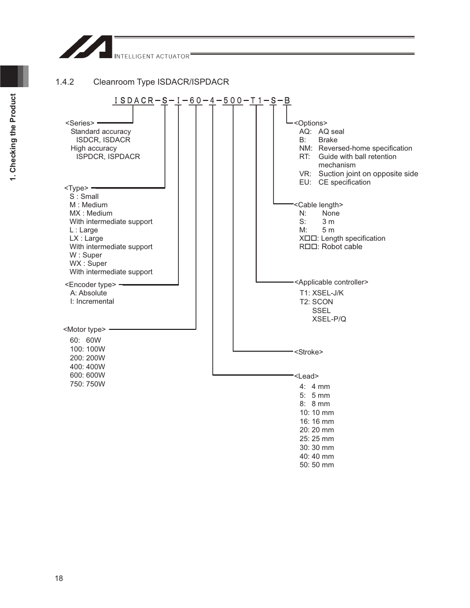 IAI America ISPDACR-ESD User Manual | Page 26 / 126