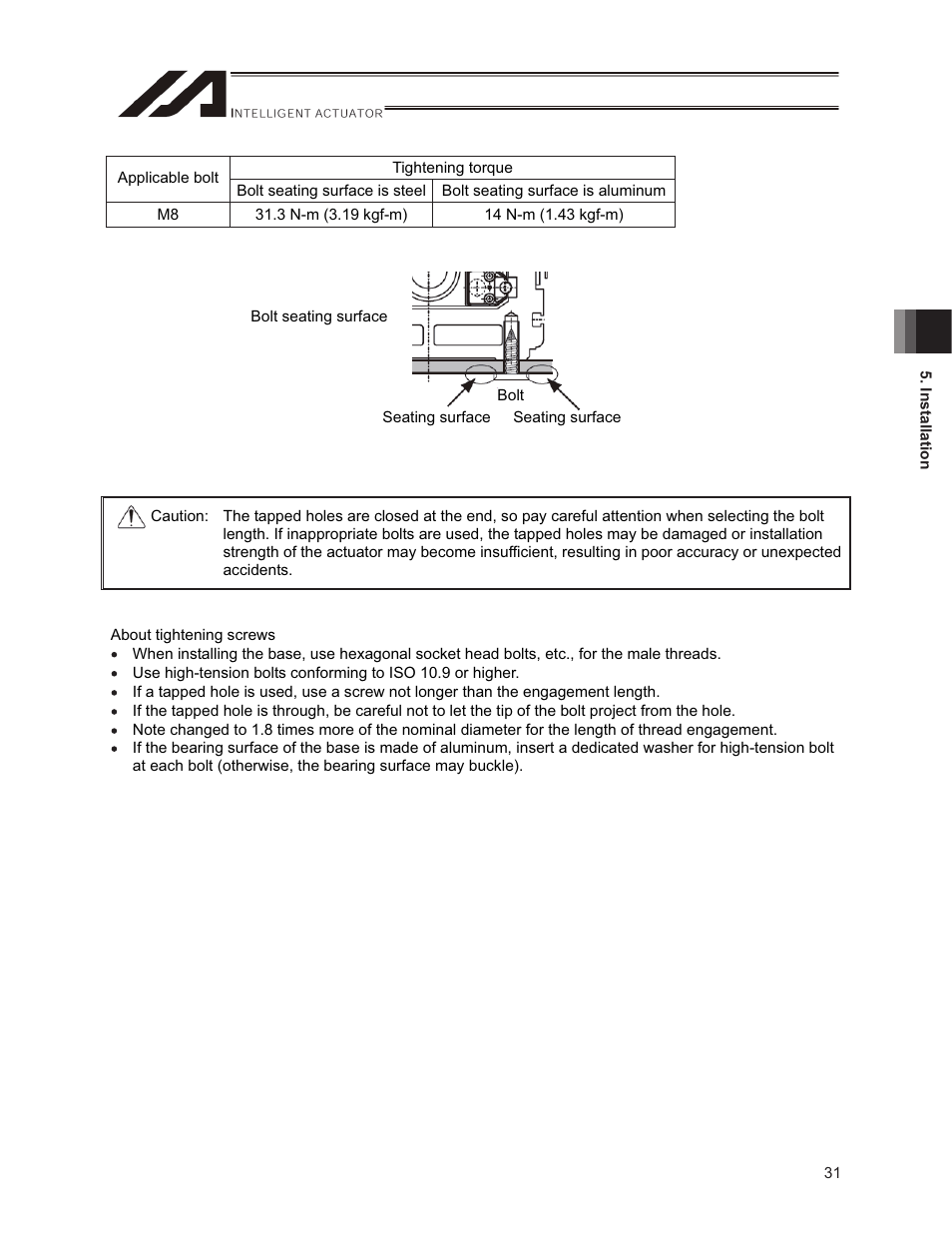 IAI America ISPDACR-ESD User Manual | Page 39 / 126