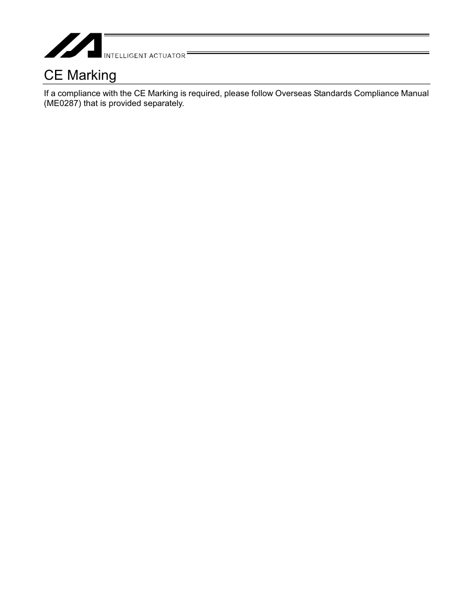 Ce marking | IAI America SSPDACR User Manual | Page 4 / 116