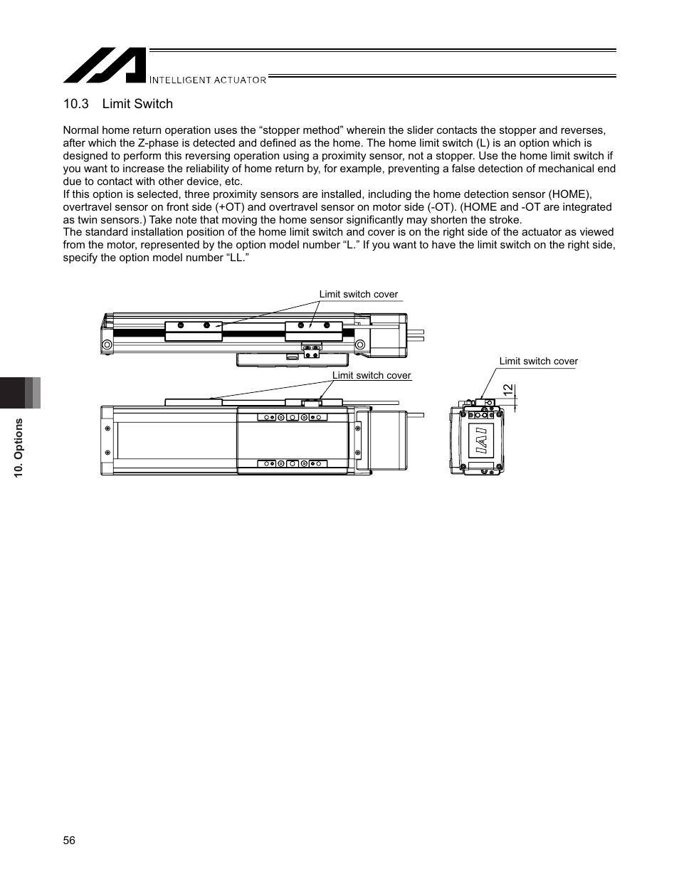 3 limit switch | IAI America SSPDACR User Manual | Page 64 / 116