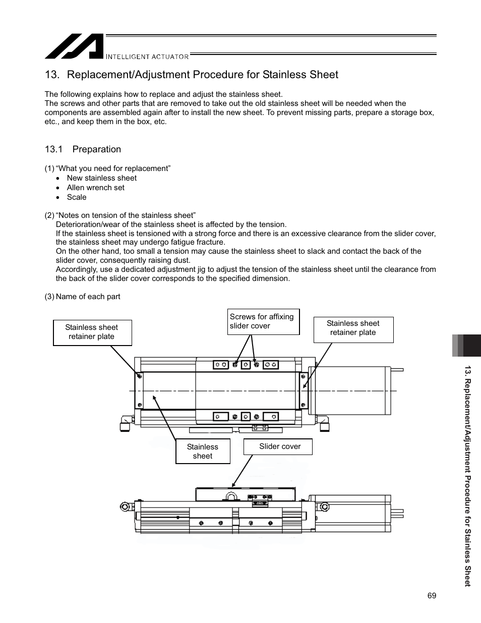 1 preparation | IAI America SSPDACR User Manual | Page 77 / 116