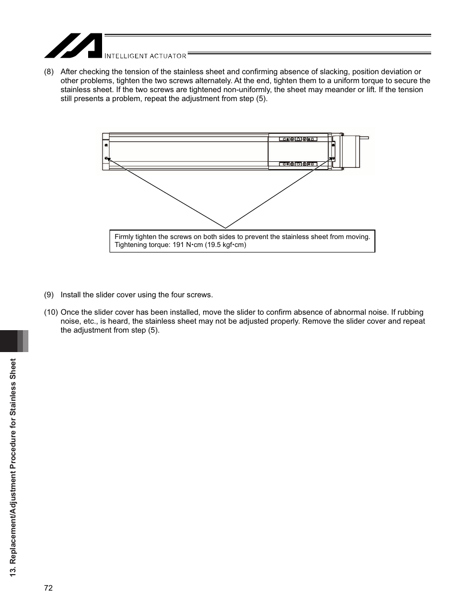 IAI America SSPDACR User Manual | Page 80 / 116