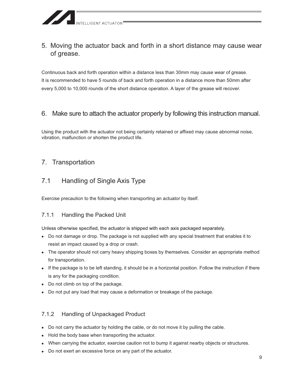 IAI America ISWA User Manual | Page 17 / 90