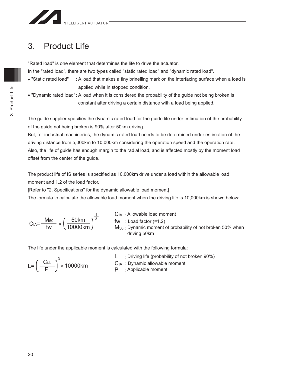 Product life | IAI America ISWA User Manual | Page 28 / 90