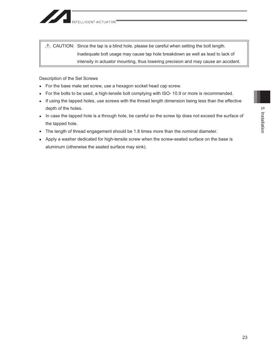 IAI America ISWA User Manual | Page 31 / 90