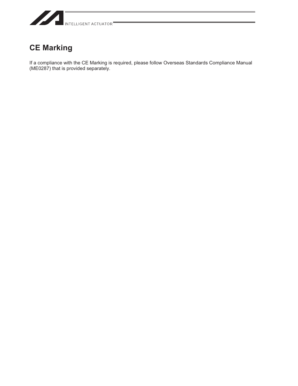 Ce marking | IAI America ISWA User Manual | Page 4 / 90