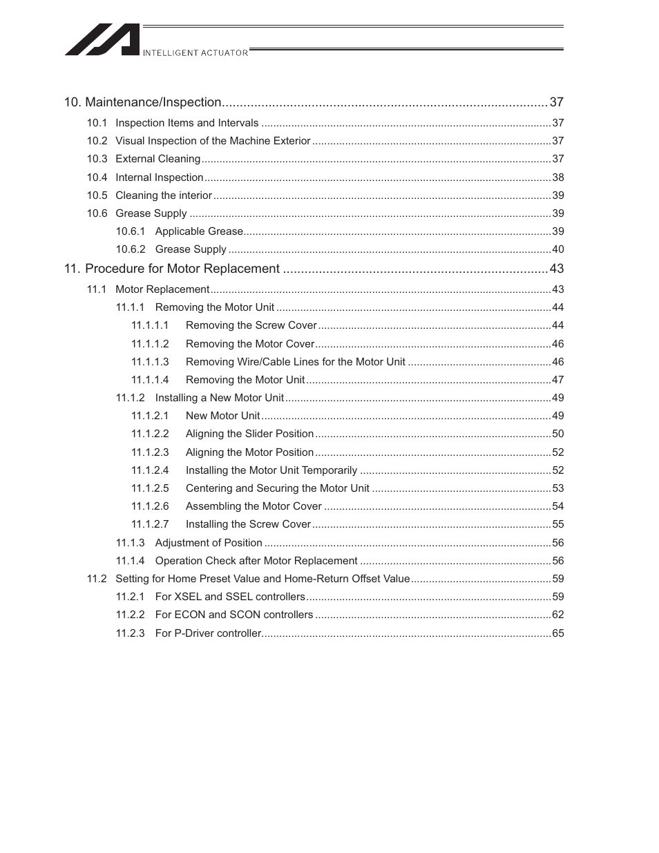 IAI America ISWA User Manual | Page 6 / 90