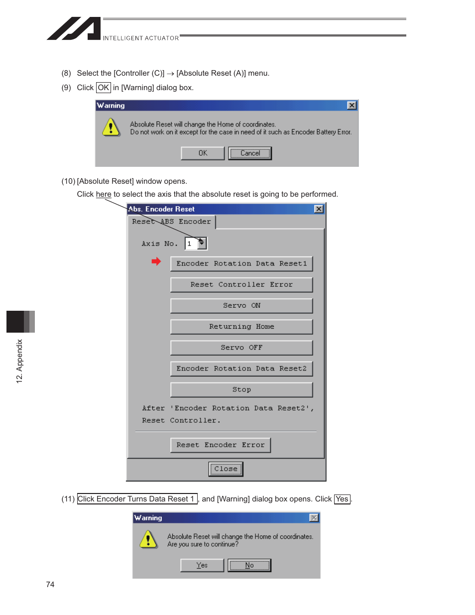 IAI America ISWA User Manual | Page 82 / 90