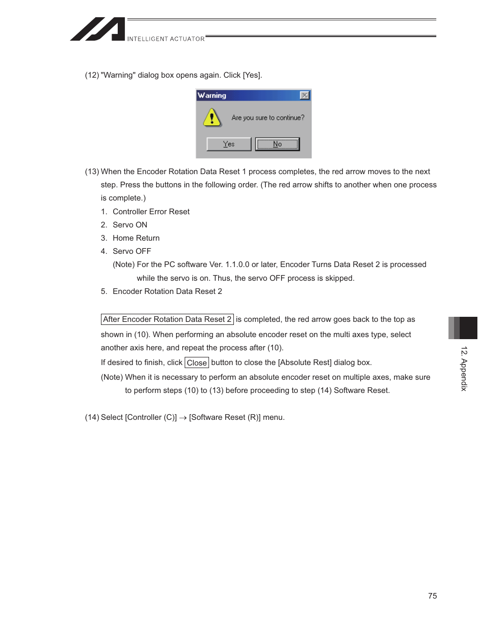 IAI America ISWA User Manual | Page 83 / 90