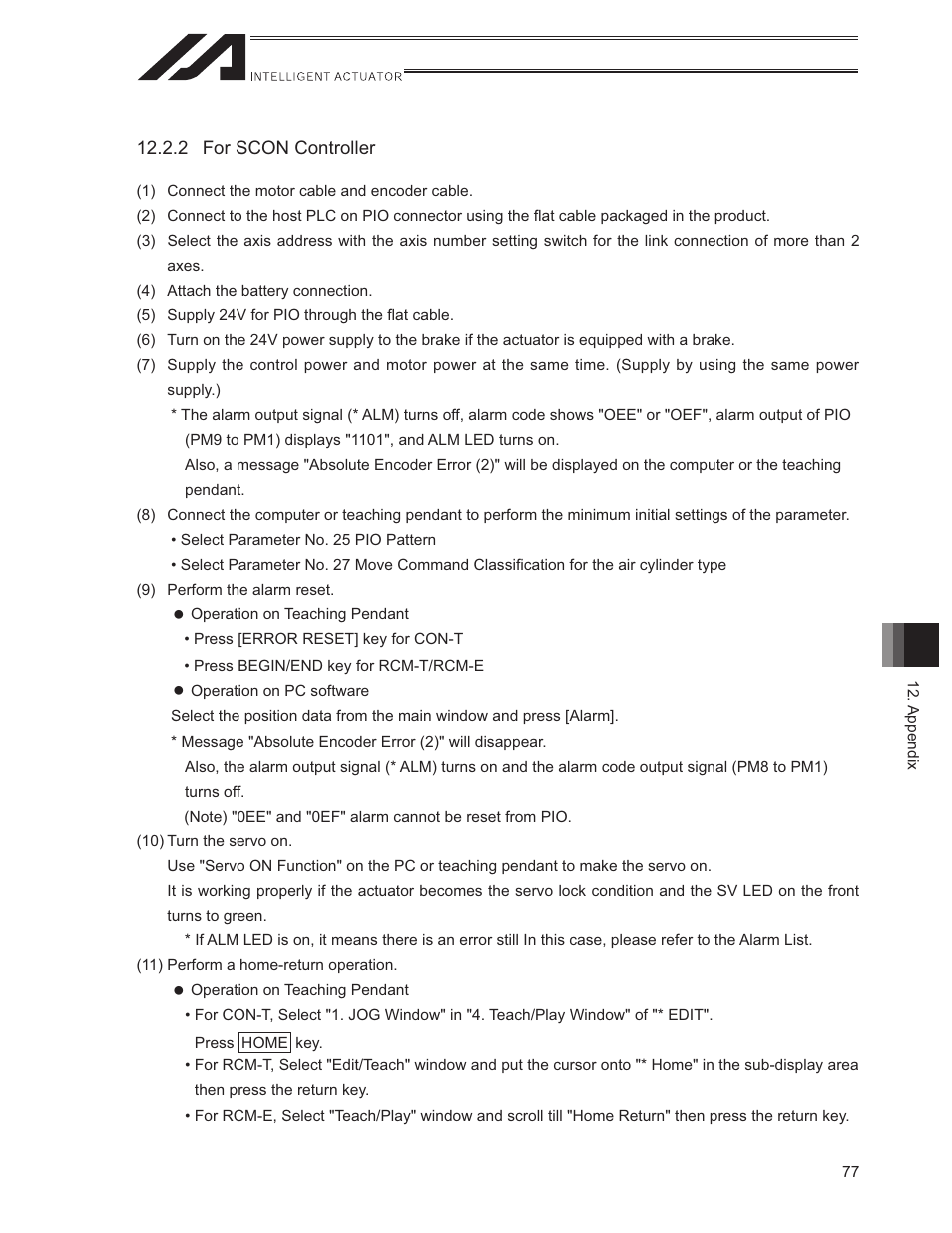 IAI America ISWA User Manual | Page 85 / 90