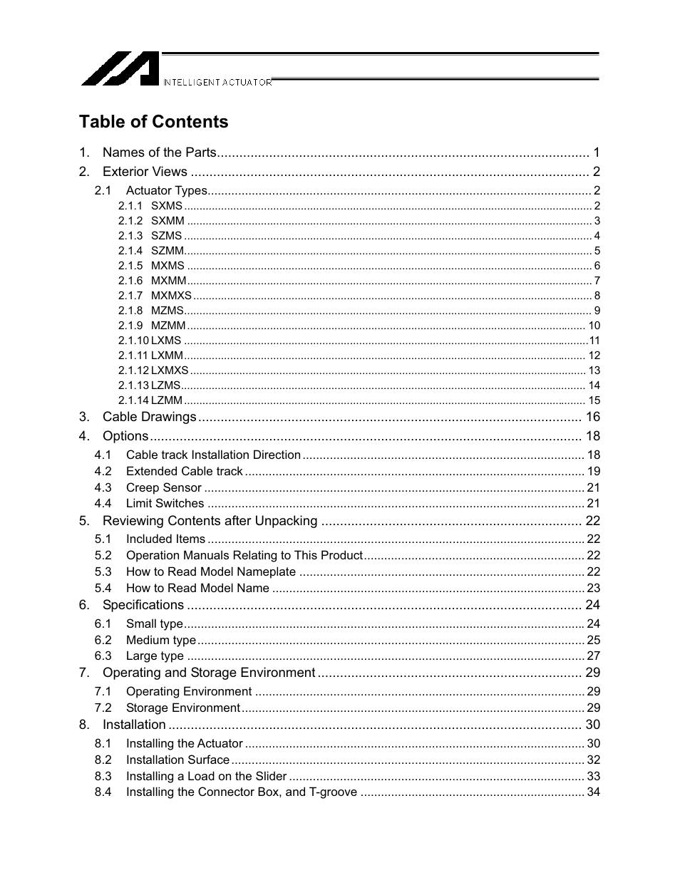 IAI America NS User Manual | Page 13 / 78