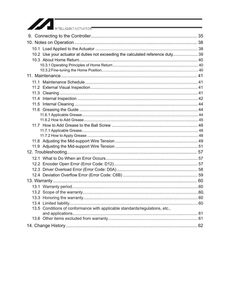 IAI America NS User Manual | Page 14 / 78
