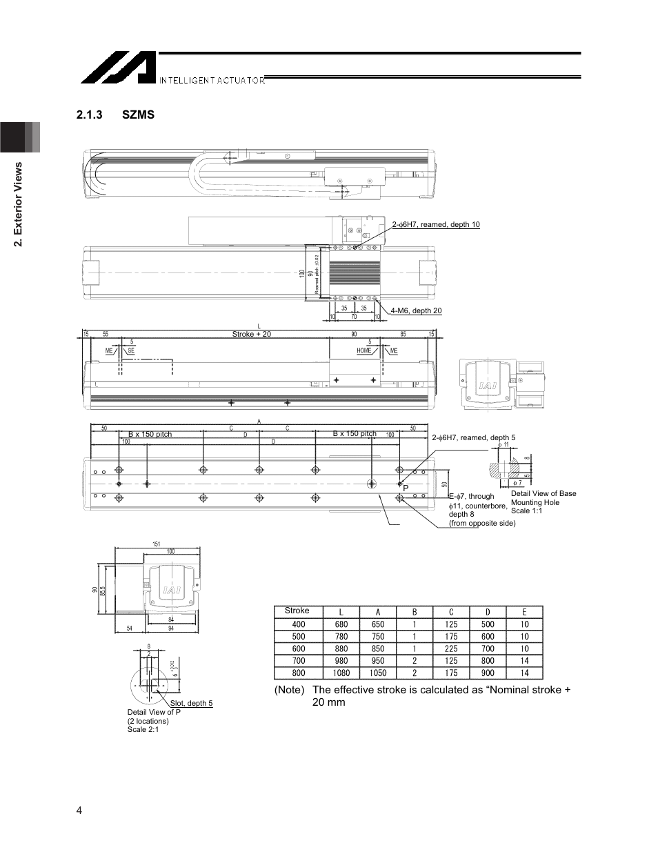 3 szms, Exterior v iews | IAI America NS User Manual | Page 18 / 78