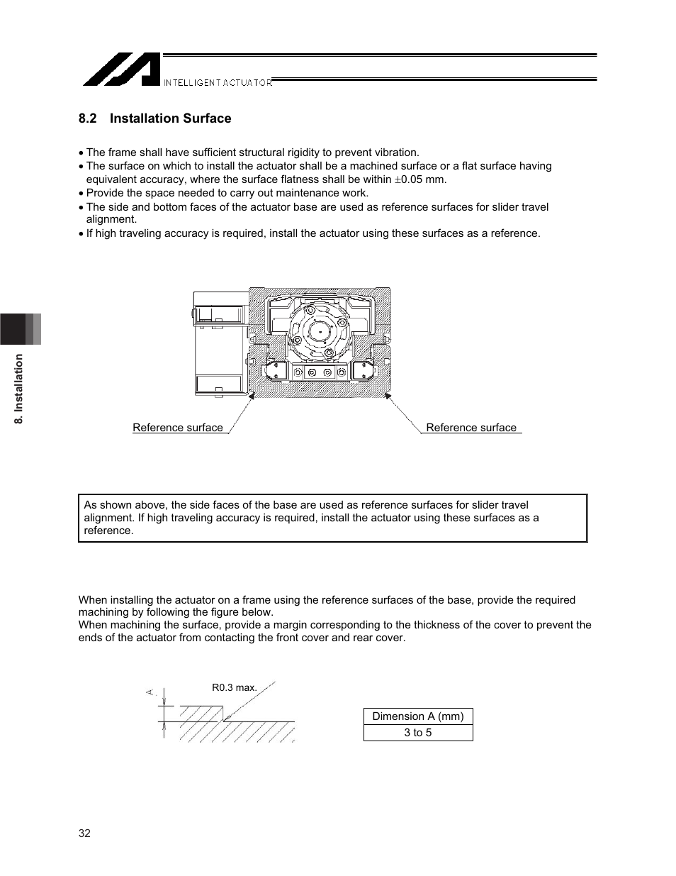 2 installation surface | IAI America NS User Manual | Page 46 / 78