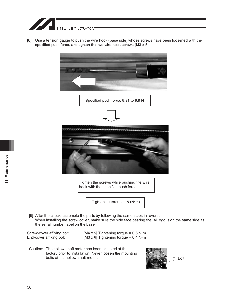 IAI America NS User Manual | Page 70 / 78