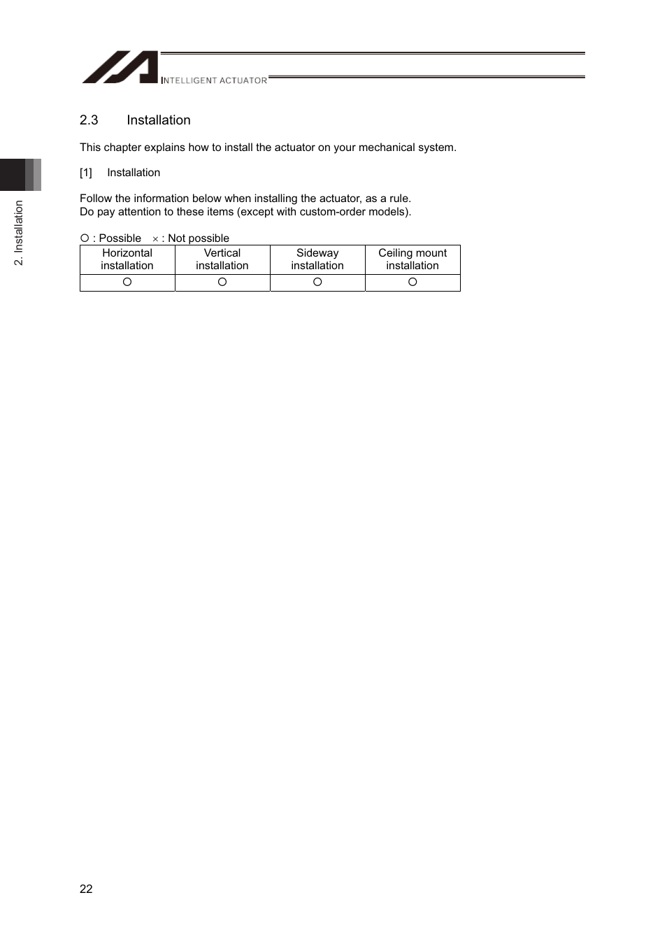 3 installation | IAI America RS User Manual | Page 28 / 46