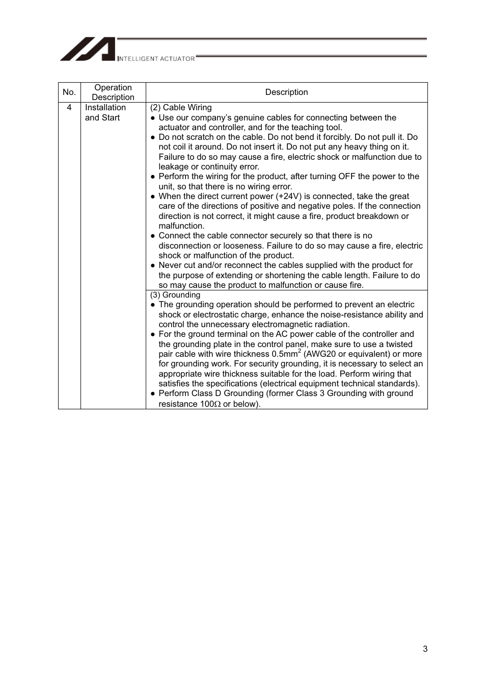 IAI America RS User Manual | Page 9 / 46