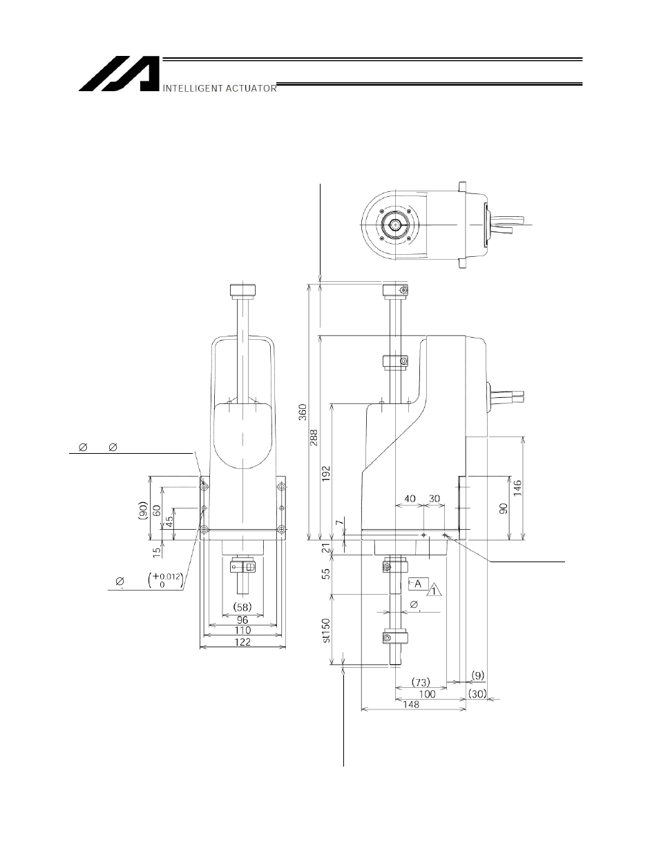 External dimensions, 1 zr-s, Zr-s | IAI America ZR-M User Manual | Page 17 / 67