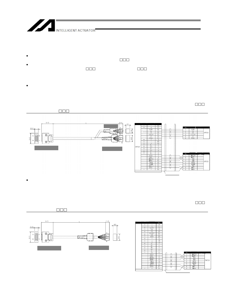 Cable drawings, 1 types of encoder cables, 2 about incremental type and absolute type | Types of encoder cables, About incremental type and absolute type, Cb-x1-pla, Cb-x1-pa | IAI America ZR-M User Manual | Page 25 / 67