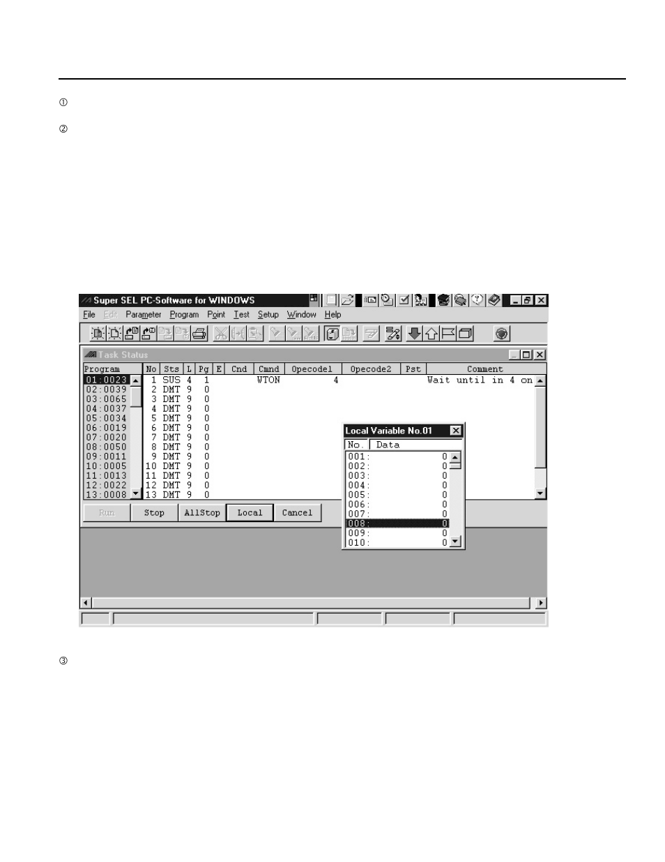 4 program run window, 4program run window | IAI America DS-S-P1 User Manual | Page 15 / 32