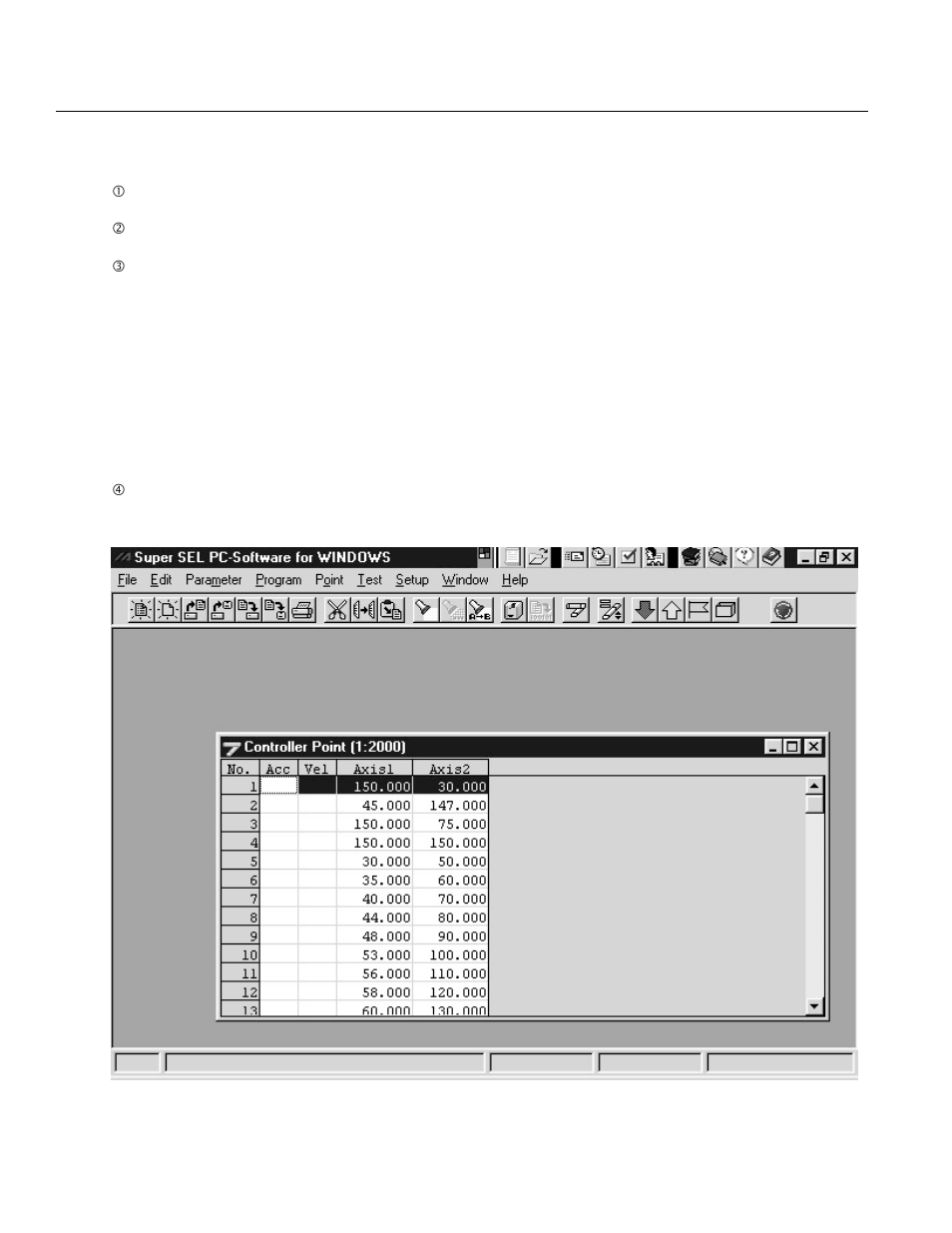 7 point edit window, 7point edit window | IAI America DS-S-P1 User Manual | Page 22 / 32