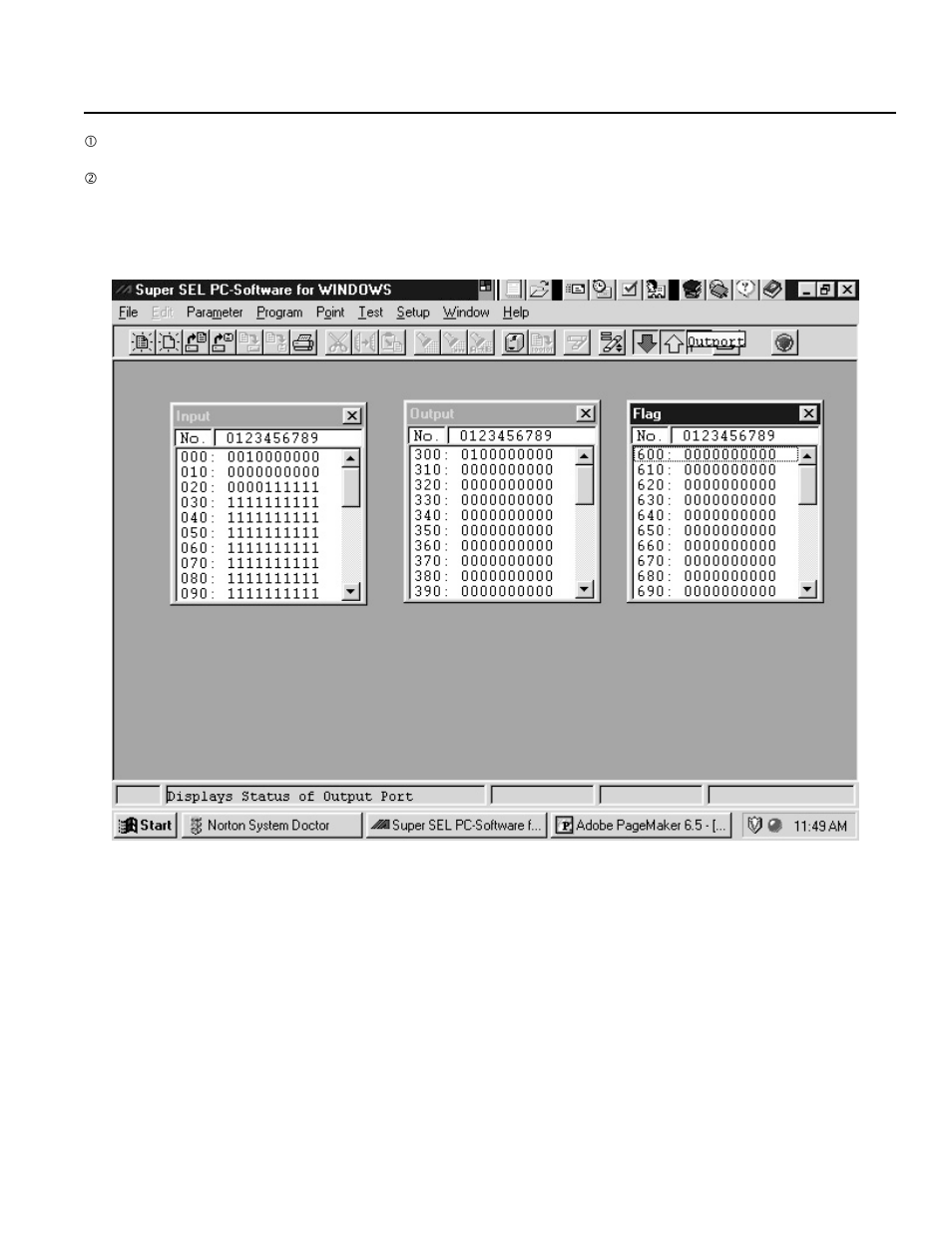 9 input/output port · flag window, 9input/output port · flag window | IAI America DS-S-P1 User Manual | Page 25 / 32