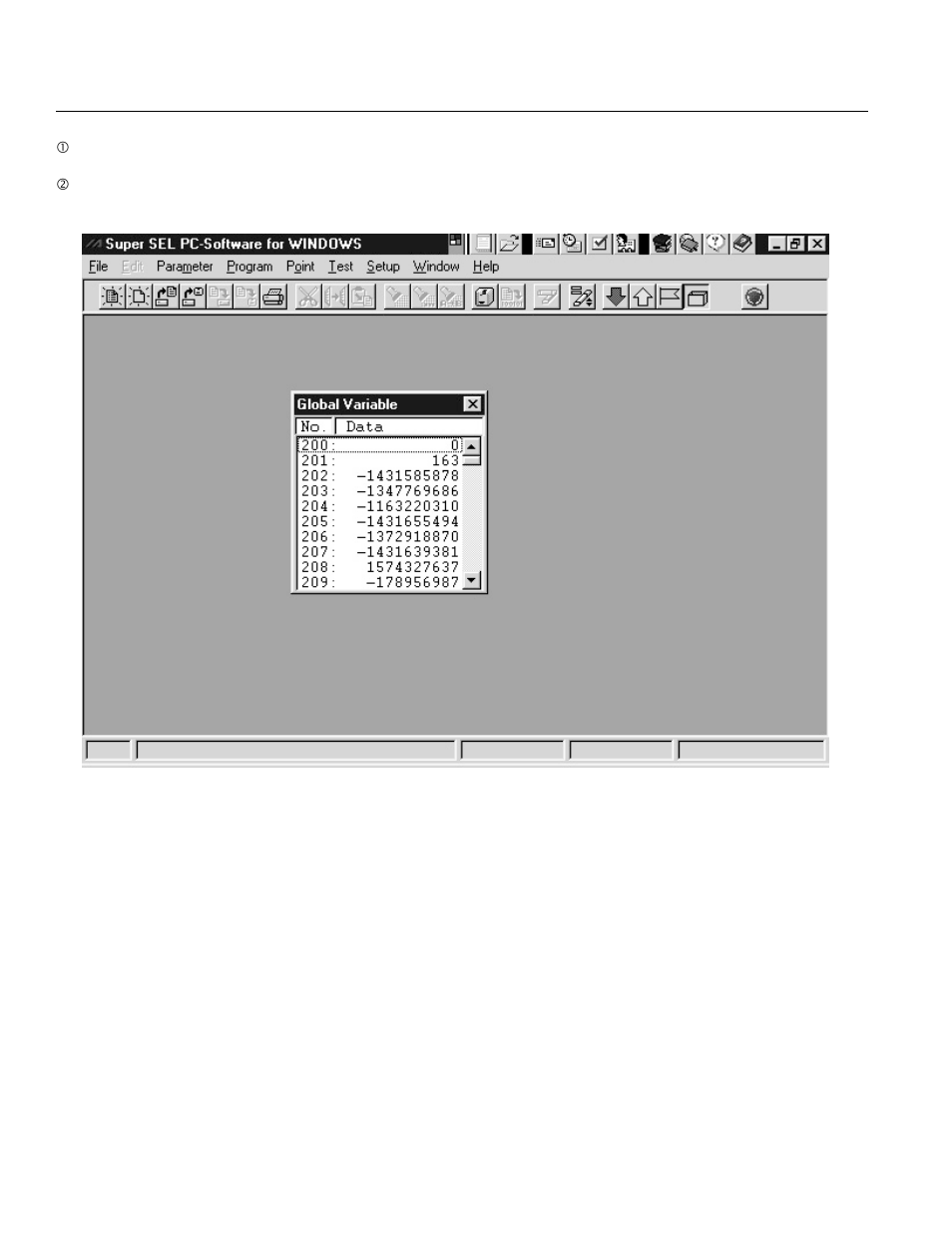 10 global variable window | IAI America DS-S-P1 User Manual | Page 26 / 32