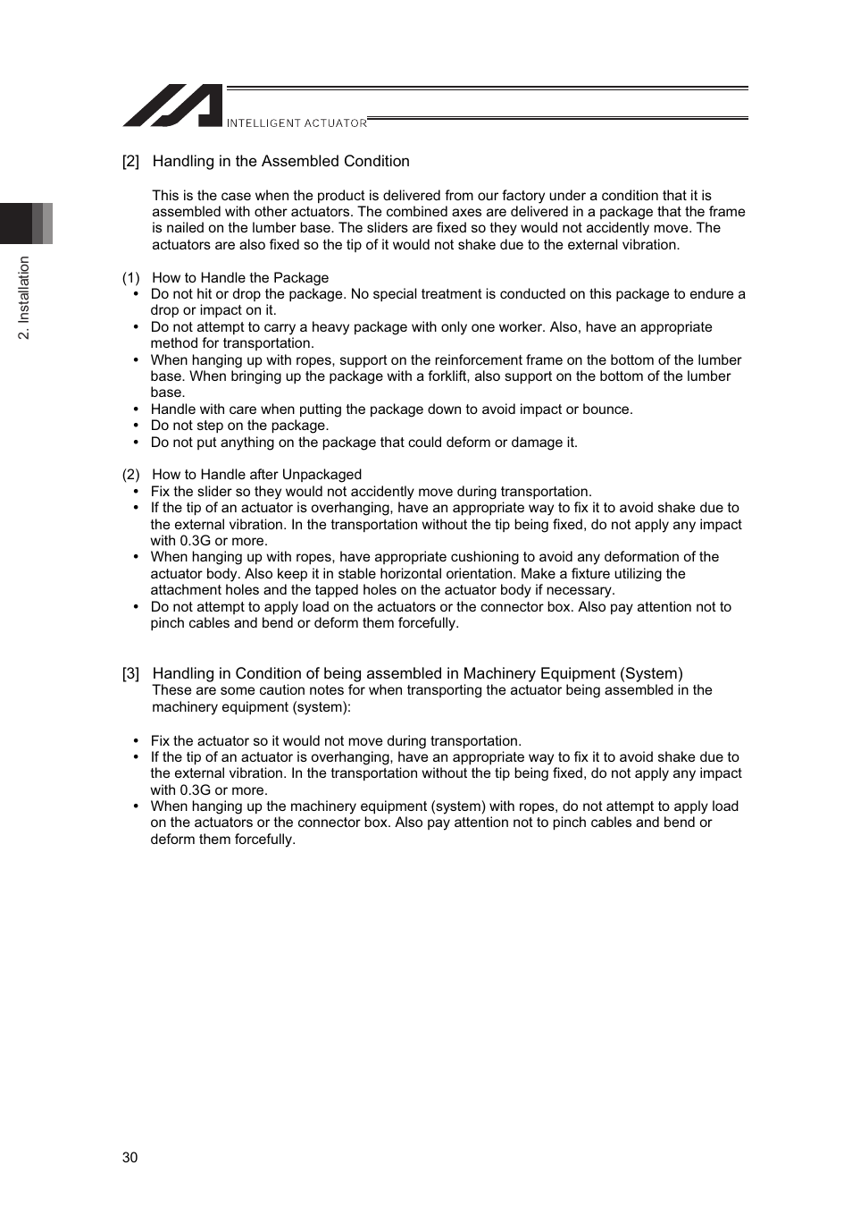 IAI America LSA-L15SS User Manual | Page 36 / 72