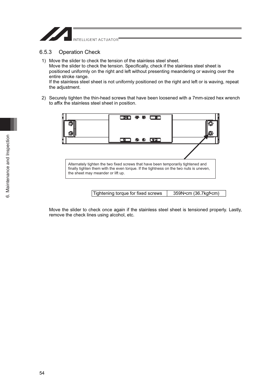 IAI America LSA-L15SS User Manual | Page 60 / 72