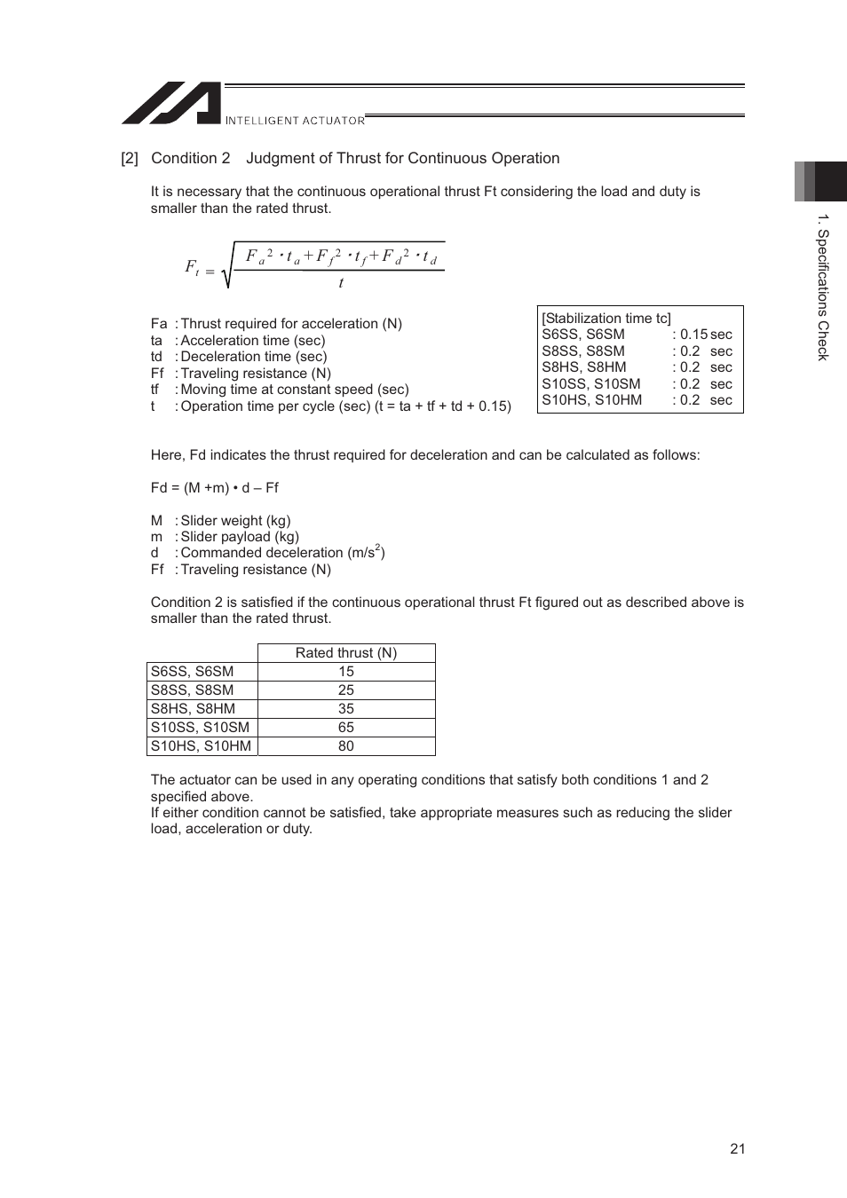 IAI America LSA-S10SS User Manual | Page 27 / 90