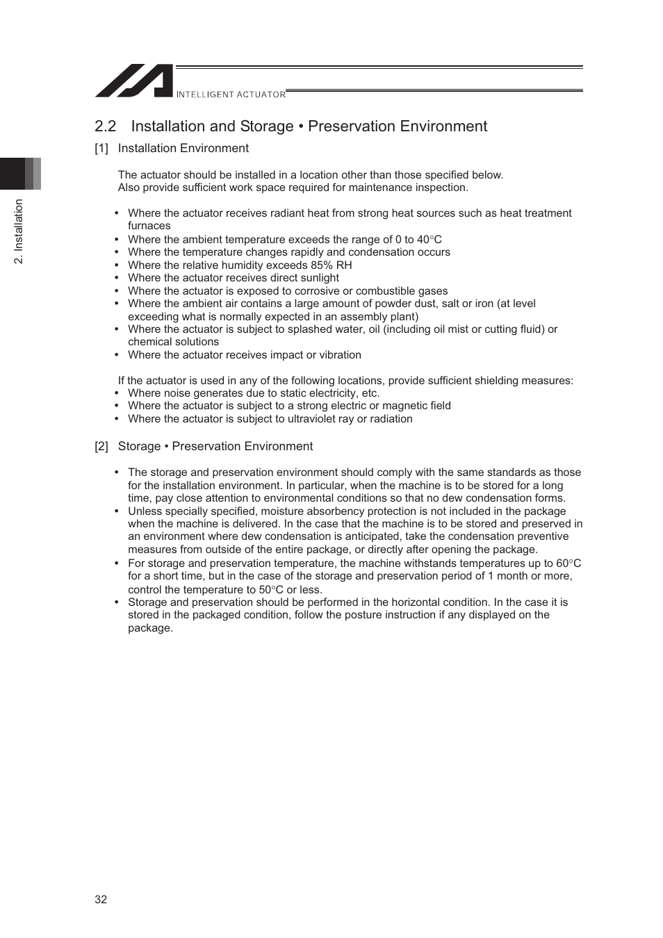 IAI America LSA-S10SS User Manual | Page 38 / 90