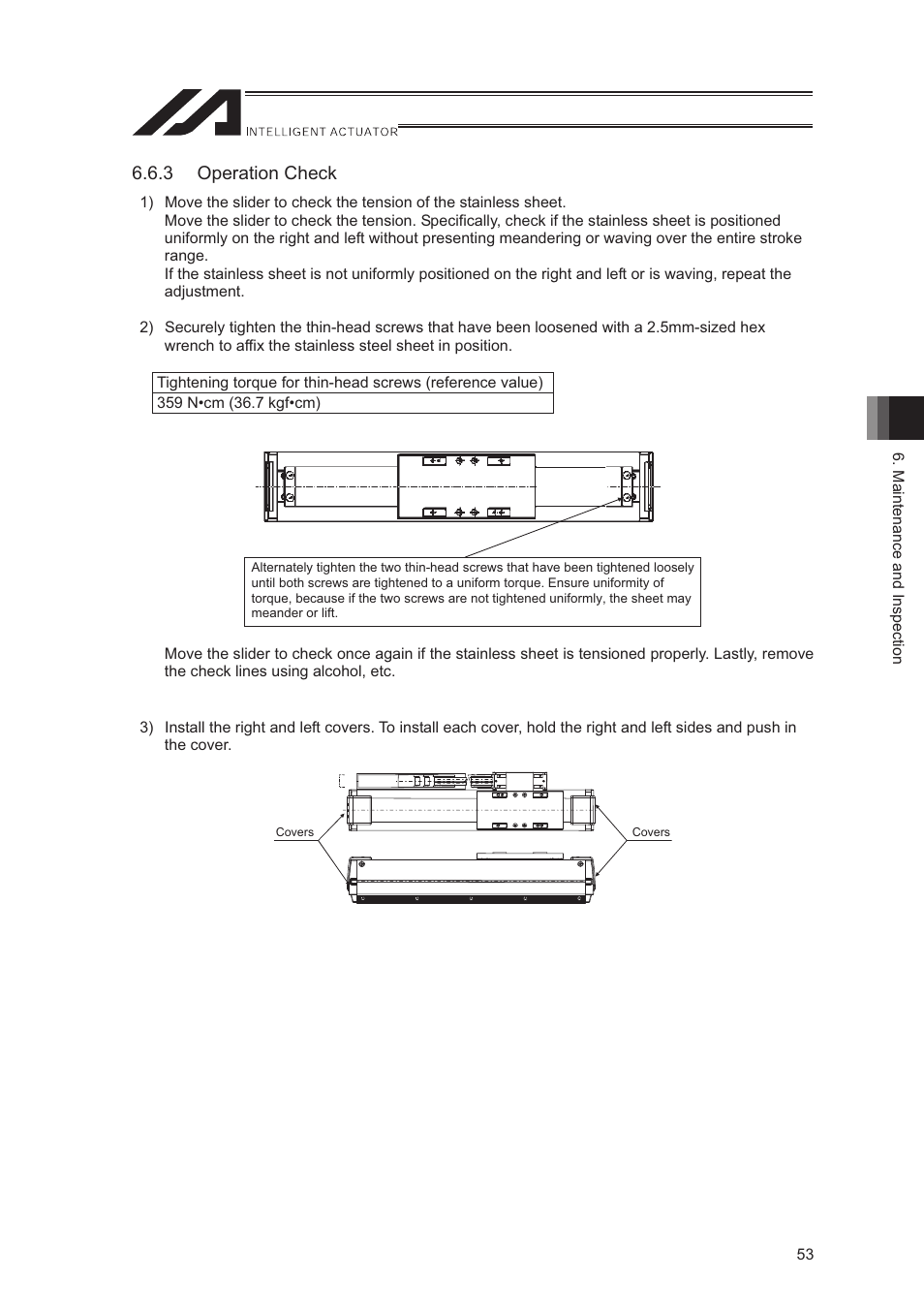 3 operation check | IAI America LSA-S10SS User Manual | Page 59 / 90