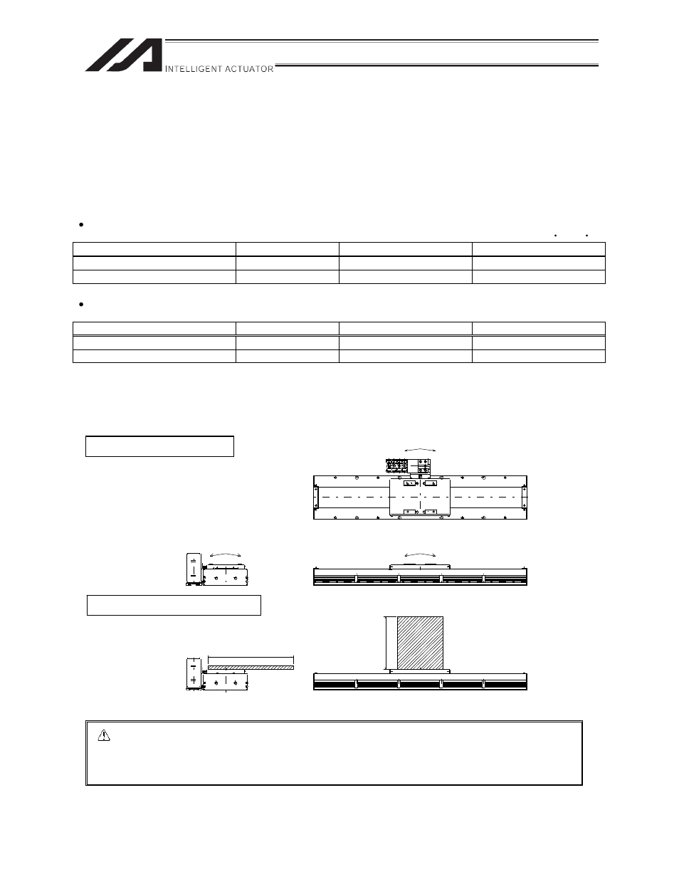 Precautions for use, 1 actuator load, Actuator load | IAI America LSA-W21SS User Manual | Page 28 / 68