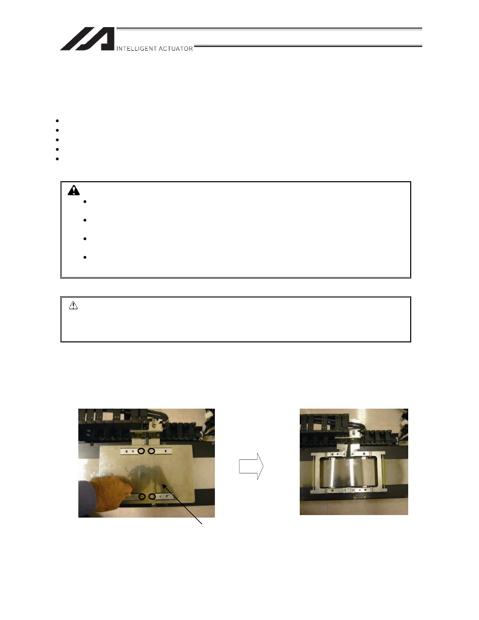 Linear scale cleaning procedure | IAI America LSA-W21SS User Manual | Page 47 / 68