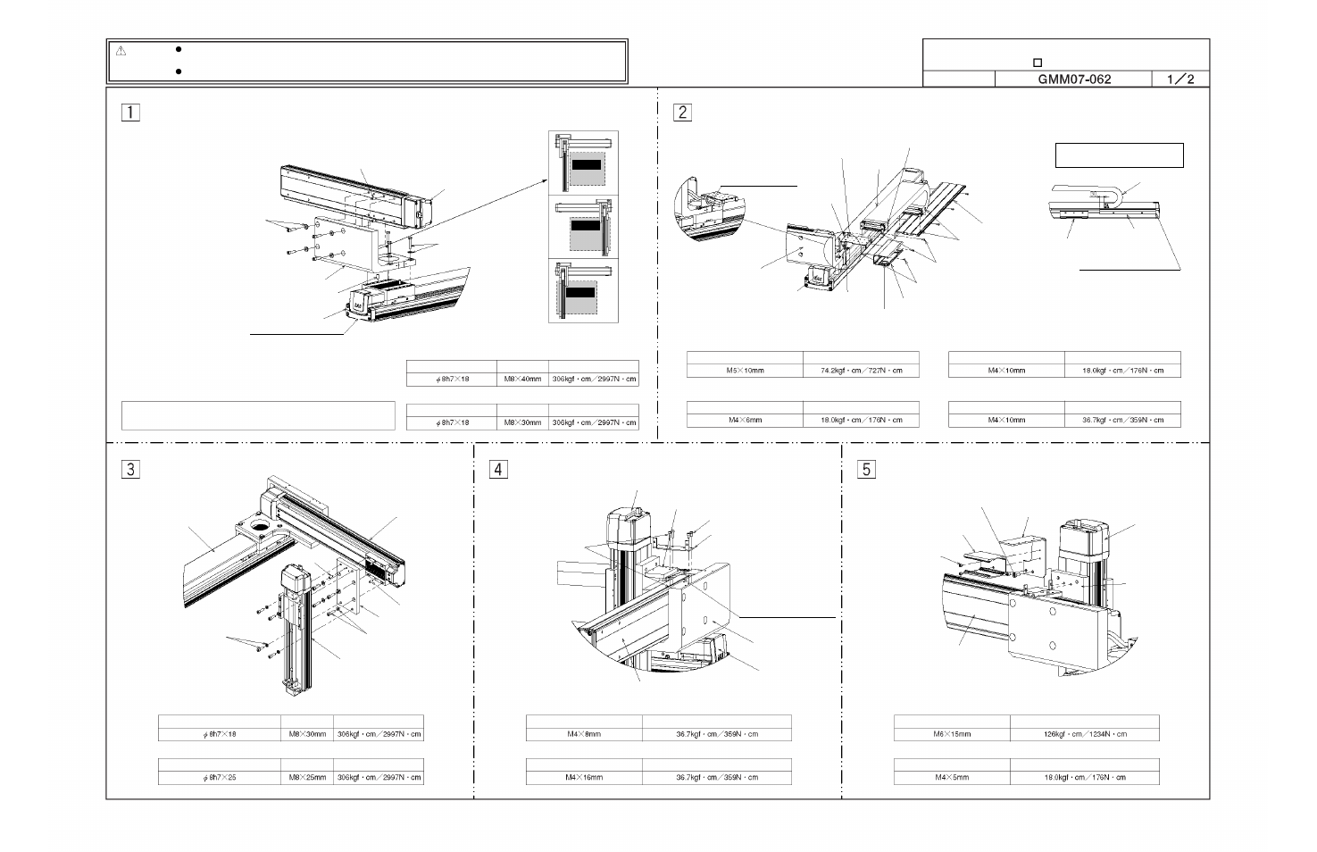 Icspa3-b1n (b2n) h (m) b3h (m), Drawing no | IAI America NS User Manual | Page 3 / 16