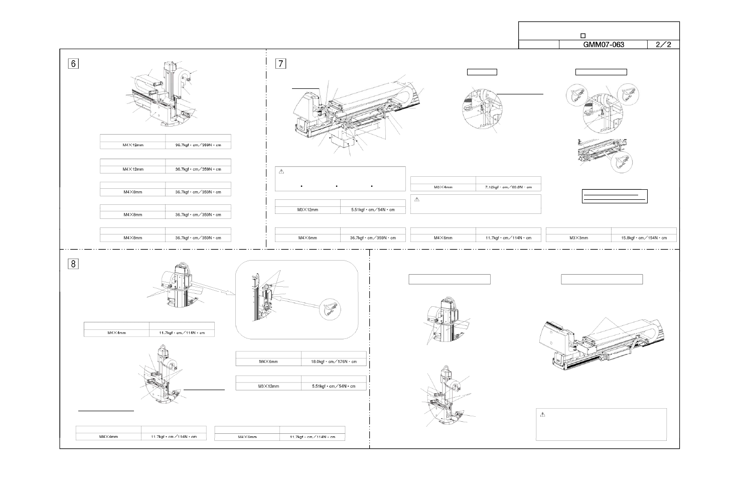 Icspa3-b1n (b2n) h (m) s3m, Drawing no, Z-axis cables x-axis, y-axis cables | IAI America NS User Manual | Page 6 / 16